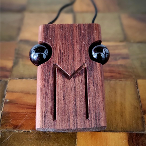 Állókő fa medál, Ékszer, Nyaklánc, Medál, Ékszerkészítés, Famegmunkálás, MESKA