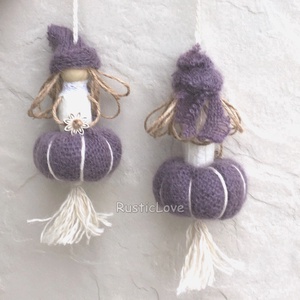 Levendulalányka akasztóval - otthon & életmód - gyertya, illat, aroma - illatzsák - Meska.hu