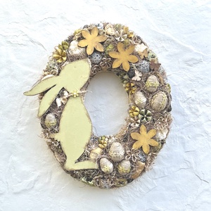 Húsvéti kopogtató, ajtódísz - Nyuszkó 1 - otthon & életmód - dekoráció - ajtó- és ablak dekoráció - ajtódísz & kopogtató - Meska.hu