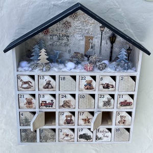 MESE - adventi házikó, fa kalendárium - karácsony - adventi díszek - adventi naptár - Meska.hu MESE - adventi házikó, fa kalendárium - karácsony - adventi díszek - adventi naptár - Meska.hu