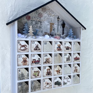 MESE - adventi házikó, fa kalendárium - karácsony - adventi díszek - adventi naptár - Meska.hu MESE - adventi házikó, fa kalendárium - karácsony - adventi díszek - adventi naptár - Meska.hu