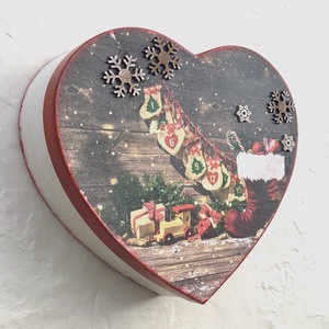 Adventi kalendárium, naptár, szívek - várakozás - karácsony - adventi díszek - adventi naptár - Meska.hu Adventi kalendárium, naptár, szívek - várakozás - karácsony - adventi díszek - adventi naptár - Meska.hu