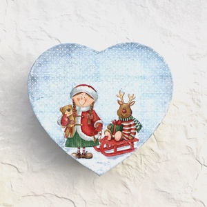 Adventi szívek  naptár, várakozás - karácsony - adventi díszek - adventi naptár - Meska.hu Adventi szívek  naptár, várakozás - karácsony - adventi díszek - adventi naptár - Meska.hu