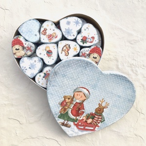 Adventi szívek  naptár, várakozás - karácsony - adventi díszek - adventi naptár - Meska.hu Adventi szívek  naptár, várakozás - karácsony - adventi díszek - adventi naptár - Meska.hu