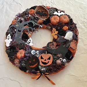 Halloween kopogtató - otthon & életmód - dekoráció - halloween - halloweeni ajtódíszek és ablakdíszek - Meska.hu