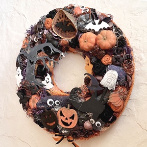 Halloween kopogtató - otthon & életmód - dekoráció - halloween - halloweeni ajtódíszek és ablakdíszek - Meska.hu