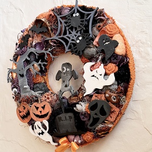 Halloween kopogtató - otthon & életmód - dekoráció - halloween - halloweeni ajtódíszek és ablakdíszek - Meska.hu