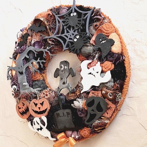 Halloween kopogtató - otthon & életmód - dekoráció - halloween - halloweeni ajtódíszek és ablakdíszek - Meska.hu
