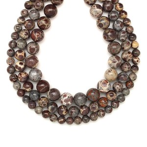 Jáspis Asteroid golyó 6-7mm  ékszerkészítő alapanyag (füzér), Kellékek & szerszámok, Ásvány alapanyag, Ásványfüzér, , MESKA