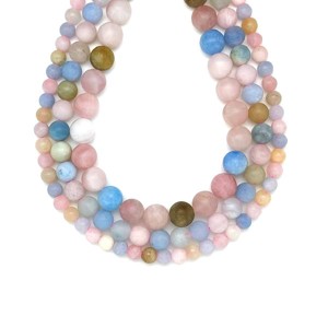 Berill multi matt golyó 8mm ékszerkészítő alapanyag (füzér), Kellékek & szerszámok, Ásvány alapanyag, Ásványfüzér, , MESKA