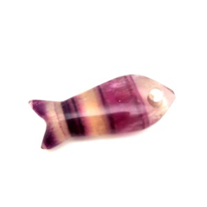 Fluorit hal átfúrt 35-40mm, Ékszer, Nyaklánc, Medál, , MESKA