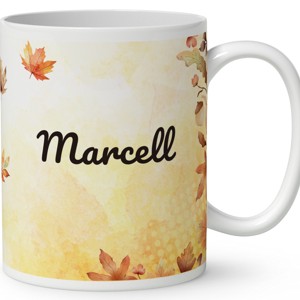 Névvel kérhető - Cuki őszi szundi maci és a tök mintás bögre - otthon & életmód - konyhafelszerelés, tálalás - tálalás - bögre & csésze - Meska.hu