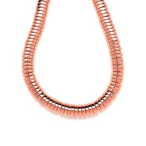 Hematit korong szin rose gold 8x2mm, Kellékek & szerszámok, Ásvány alapanyag, Ásványfüzér, , MESKA