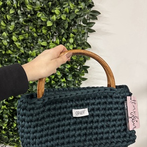 Horgolt SABIÉ kézitáska  - táska & tok - kézitáska & válltáska - kézitáska - Meska.hu