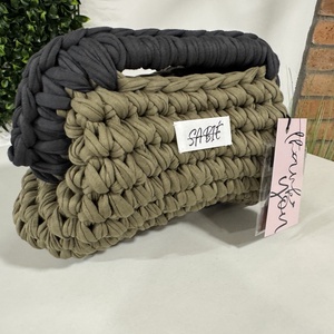 Horgolt SABIÉ kézitáska és neszesszer, Táska & Tok, Kézitáska & válltáska, Kézitáska, Horgolás, MESKA