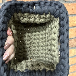 Horgolt SABIÉ kézitáska és neszesszer - táska & tok - kézitáska & válltáska - kézitáska - Meska.hu