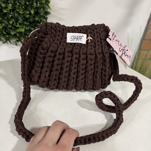 Horgolt SABIÉ válltáska, crossbody bag, Táska & Tok, Kézitáska & válltáska, Válltáska, Horgolás, MESKA