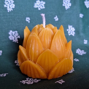 Lótusz méhviasz gyertya, Otthon & Életmód, Gyertya, illat, aroma, Gyertya, , MESKA