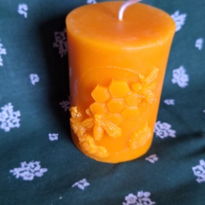 Méhviasz gyertya - otthon & életmód - gyertya, illat, aroma - gyertya - Meska.hu