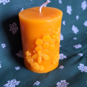 Méhviasz gyertya - otthon & életmód - gyertya, illat, aroma - gyertya - Meska.hu