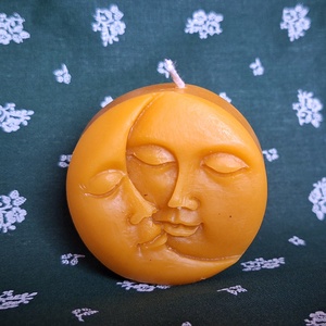 Nap-Hold Méhviasz gyertya - otthon & életmód - gyertya, illat, aroma - gyertya - Meska.hu