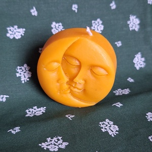 Nap-Hold Méhviasz gyertya - otthon & életmód - gyertya, illat, aroma - gyertya - Meska.hu