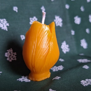 Lótusz Méhviasz gyertya - Meska.hu