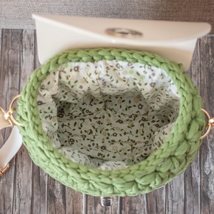 egyedi horgolt crossbody táska - táska & tok - kézitáska & válltáska - vállon átvethető táska - Meska.hu