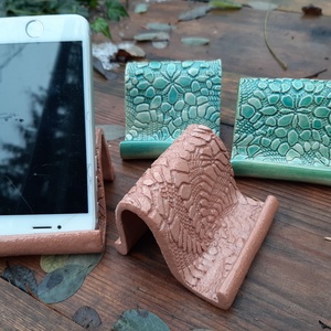 Kerámia telefontartó - otthon & életmód - dekoráció - asztal és polc dekoráció - dekorációs tál, tartó - Meska.hu