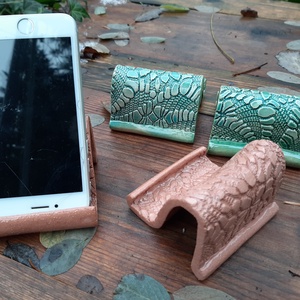 Kerámia telefontartó - otthon & életmód - dekoráció - asztal és polc dekoráció - dekorációs tál, tartó - Meska.hu