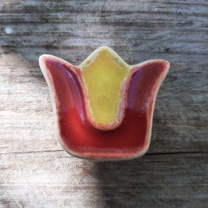 BÚTORGOMB tulipánka, Otthon & Életmód, Bútor, Bútorfogantyú, Kerámia, MESKA