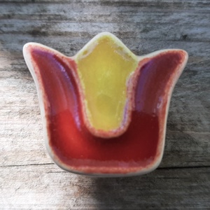 BÚTORGOMB tulipánka, Otthon & Életmód, Bútor, Bútorfogantyú, Kerámia, MESKA
