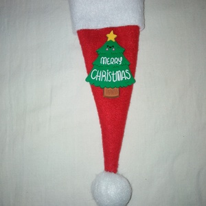 TEDD EGYEDIVÉ A KARÁCSONYT! Evőeszköztartó Mikulássapka - karácsony - karácsonyi lakásdekoráció - ünnepi asztaldekoráció - Meska.hu