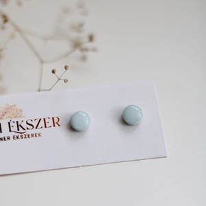 Gomb fülbevaló, Ékszer, Fülbevaló, Pötty fülbevaló, Ékszerkészítés, Gyurma, MESKA