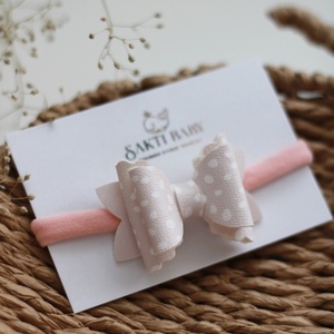 Pöttyös elasztikus baba fejpánt, Ruha & Divat, Hajdísz & Hajcsat, Hajráf & Hajpánt, , MESKA