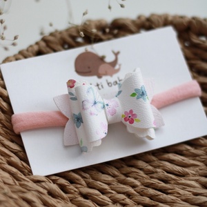 Virágos elasztikus baba fejpánt, Ruha & Divat, Hajdísz & Hajcsat, Hajráf & Hajpánt, , MESKA