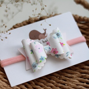 Virágos elasztikus baba fejpánt, Ruha & Divat, Hajdísz & Hajcsat, Hajráf & Hajpánt, , MESKA