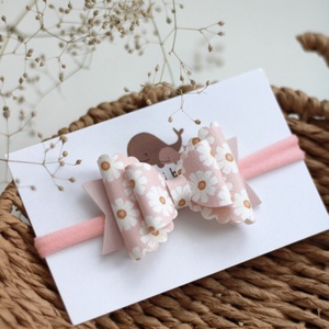 Margarétás elasztikus baba fejpánt, Ruha & Divat, Hajdísz & Hajcsat, Hajráf & Hajpánt, , MESKA