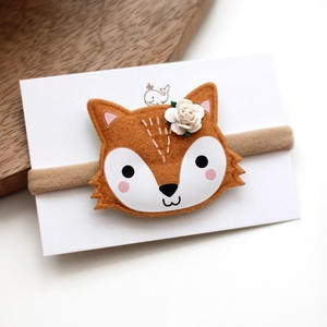 Rókás elasztikus babapánt, Ruha & Divat, Hajdísz & Hajcsat, Hajráf & Hajpánt, , MESKA