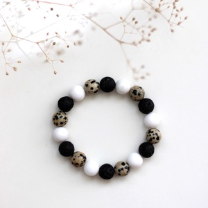 Érezd jól magad karkötő 10mm - ékszer - karkötő - ásványkarkötő - Meska.hu