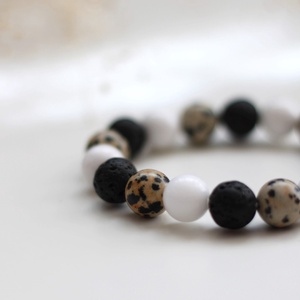 Érezd jól magad karkötő 10mm - ékszer - karkötő - ásványkarkötő - Meska.hu