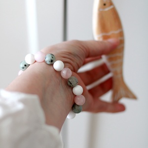 Érzelmi harmónia karkötő 10mm - ékszer - karkötő - ásványkarkötő - Meska.hu