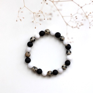 Érezd jól magad karkötő 8mm - ékszer - karkötő - ásványkarkötő - Meska.hu