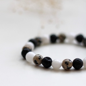 Érezd jól magad karkötő 8mm - ékszer - karkötő - ásványkarkötő - Meska.hu