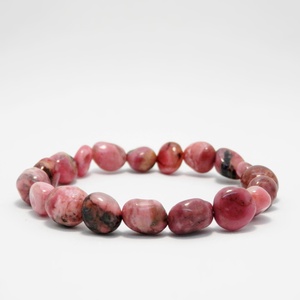 Rodonit karkötő, Ékszer, Karkötő, Gyöngyös karkötő, Gyöngyfűzés, gyöngyhímzés, MESKA