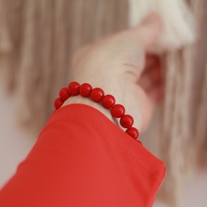 Föld ereje jáspis karkötő - ékszer - karkötő - gyöngyös karkötő - Meska.hu