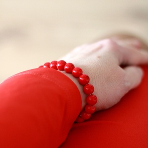 Föld ereje jáspis karkötő - ékszer - karkötő - gyöngyös karkötő - Meska.hu