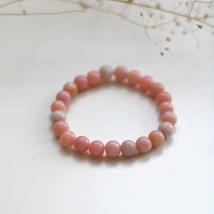 Rózsaopál szeretet karkötő - Meska.hu