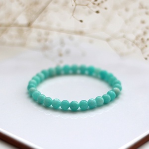 Életöröm amazonit karkötő - ékszer - karkötő - gyöngyös karkötő - Meska.hu