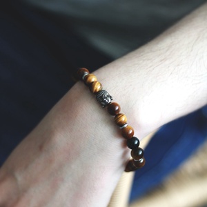 Belső erő férfi ásvány karkötő - Meska.hu